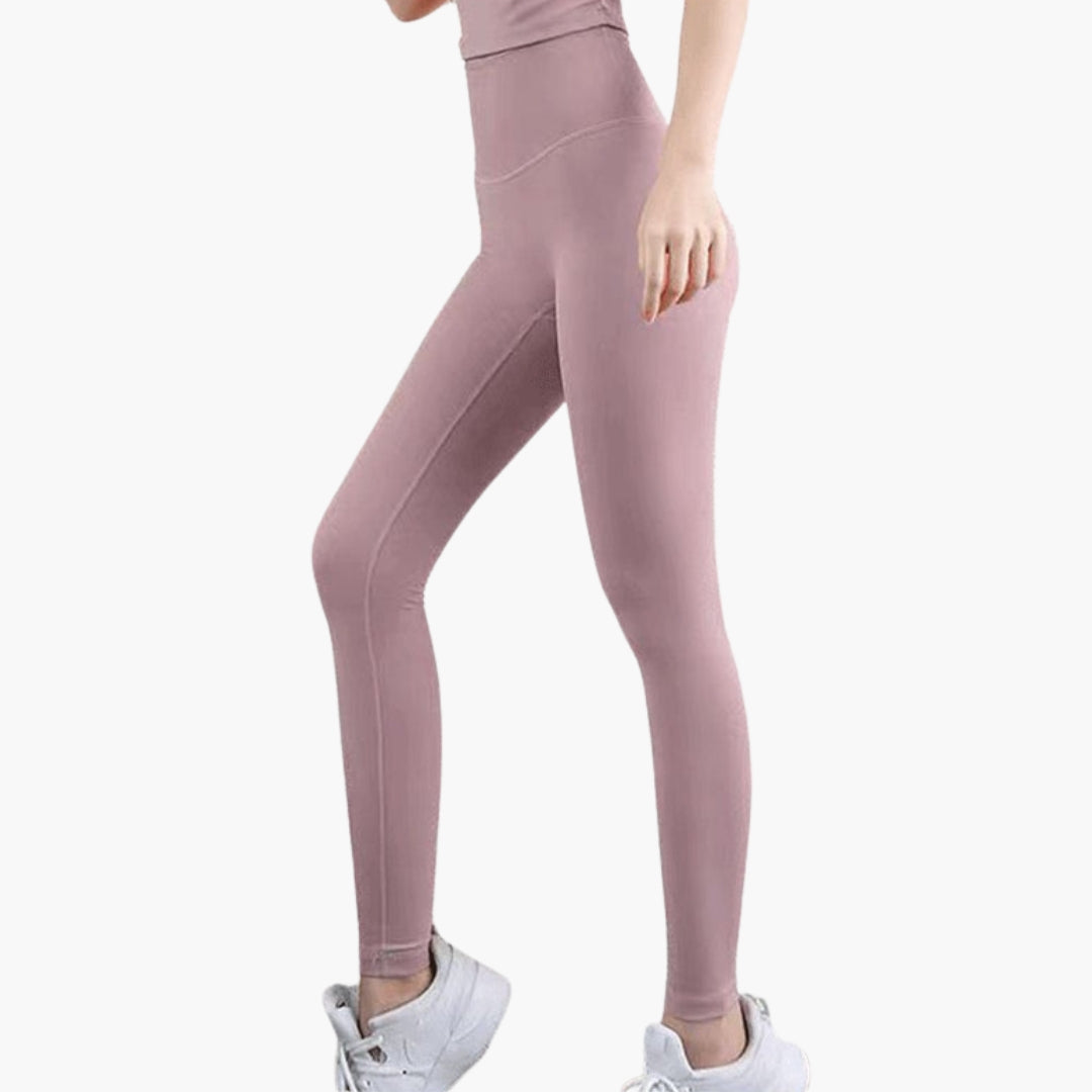 Leggings sportivi da donna a vita alta con gambe lunghe