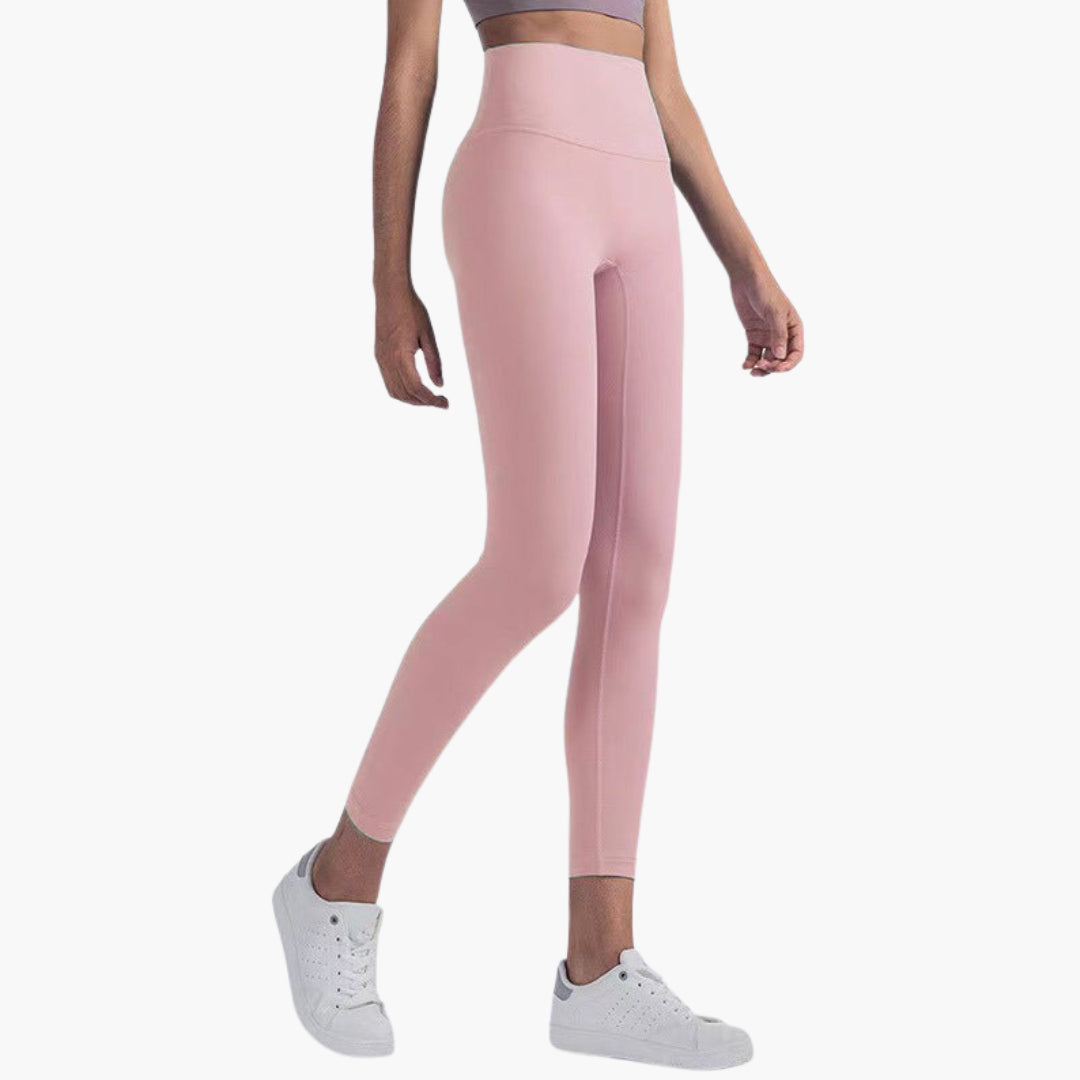 Leggings sportivi da donna a vita alta con gambe lunghe