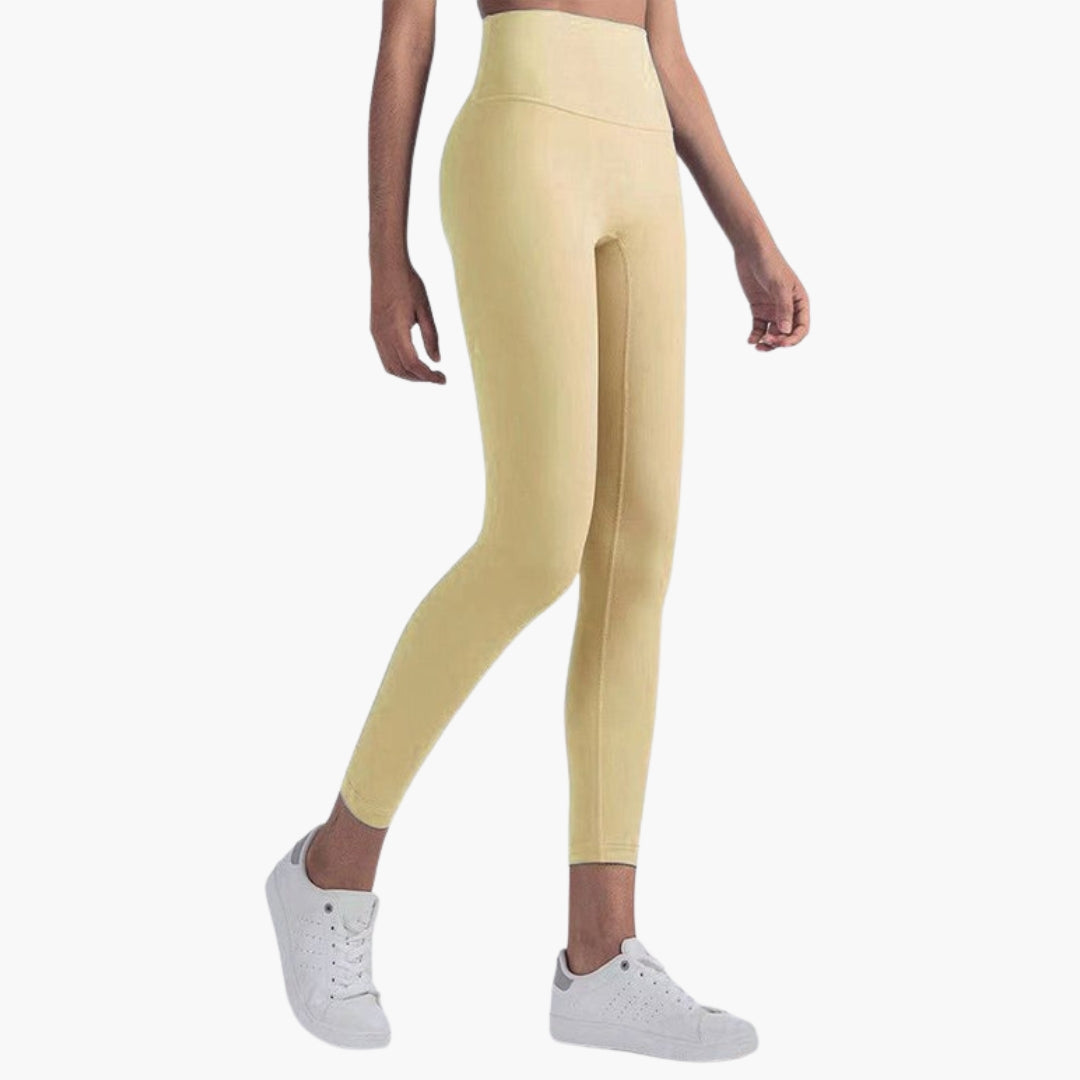 Leggings sportivi da donna a vita alta con gambe lunghe