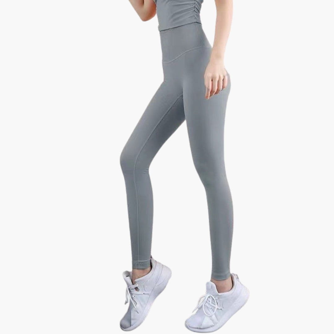 Leggings sportivi da donna a vita alta con gambe lunghe