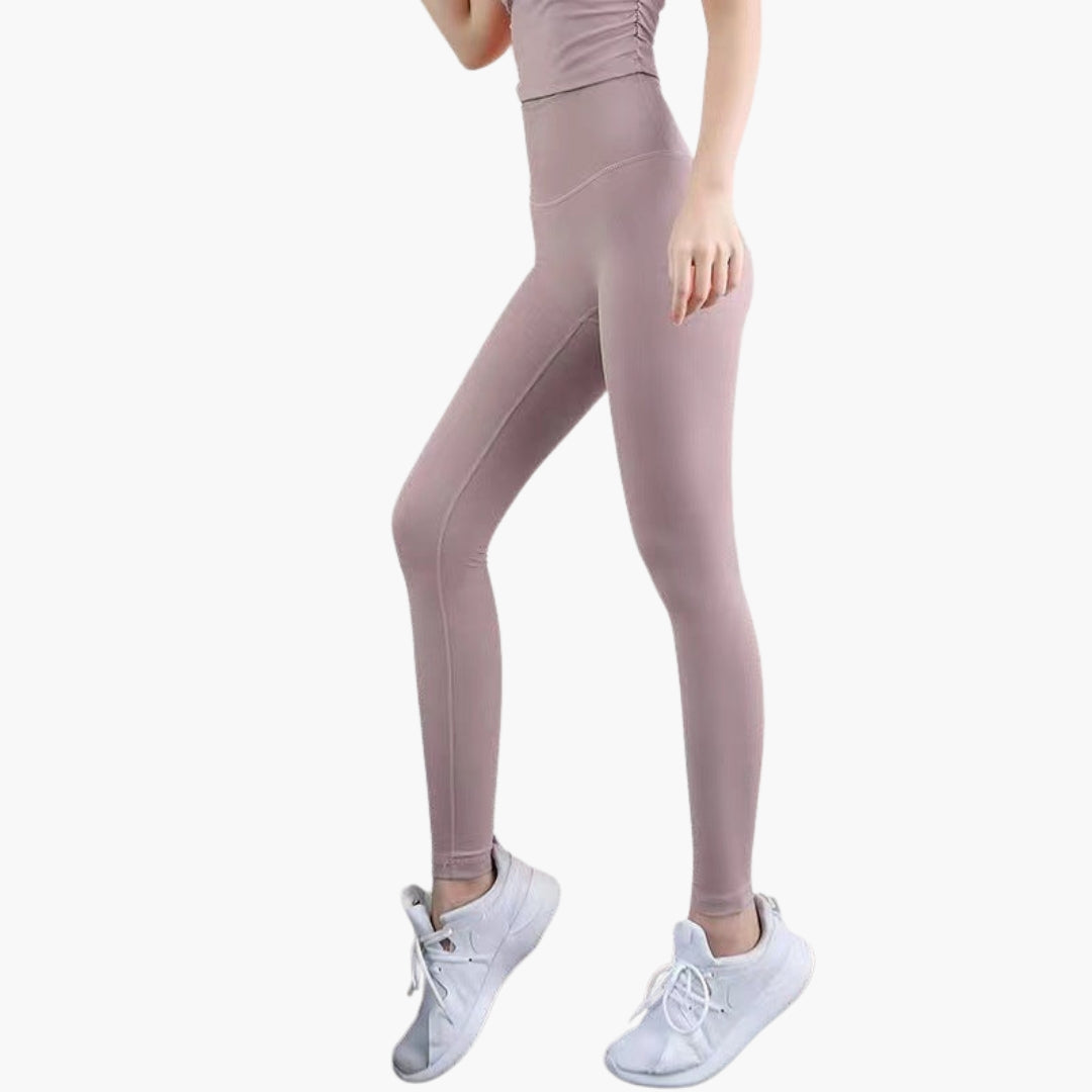Leggings sportivi da donna a vita alta con gambe lunghe
