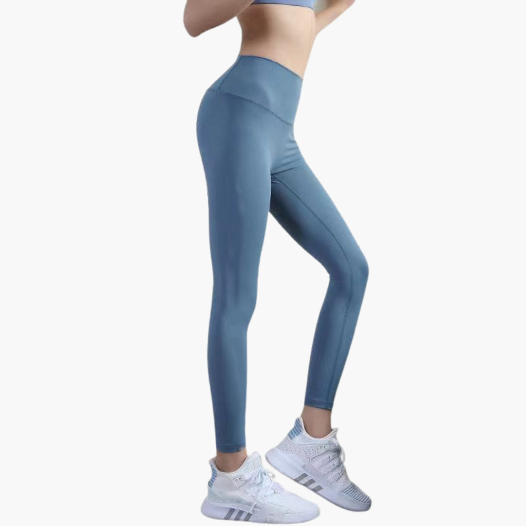 Leggings sportivi da donna a vita alta con gambe lunghe