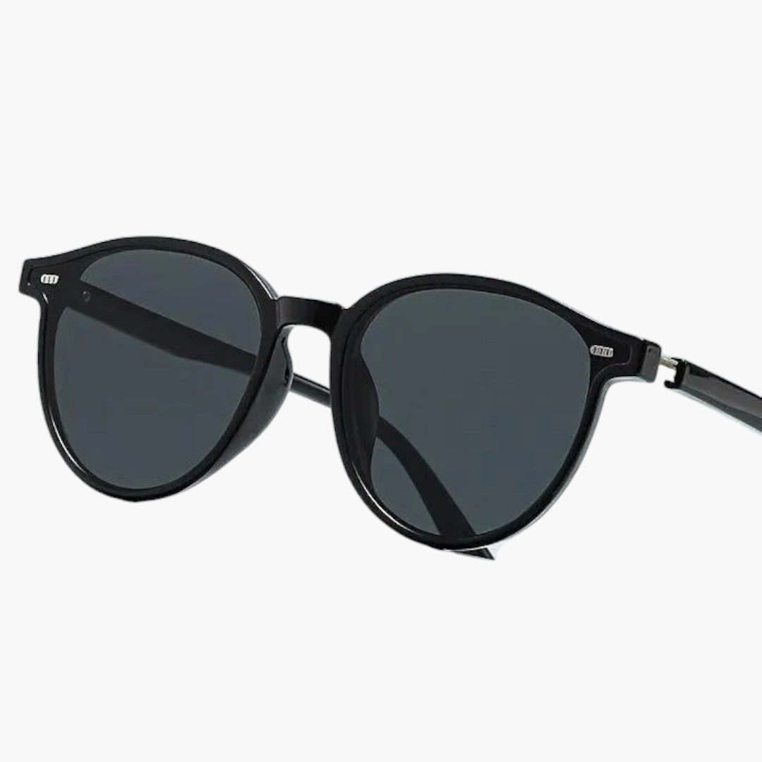 Lunettes de Soleil Femme Rondes avec Verres Polarisés et Monture Légère