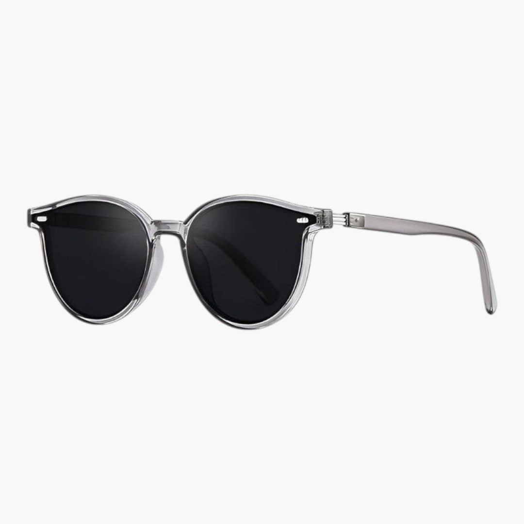 Lunettes de soleil femmes avec verres ronds et monture complète