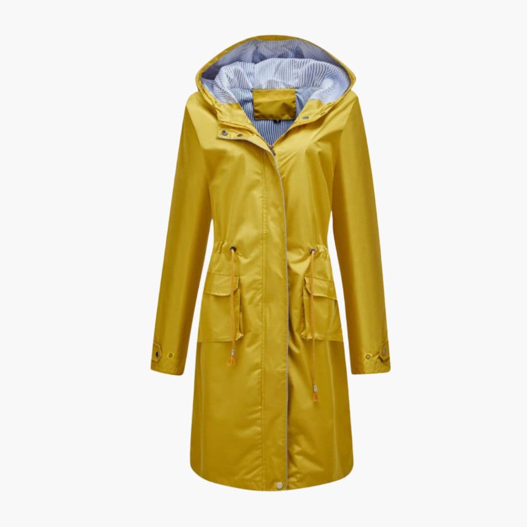 Manteau Femme à Capuche avec Taille Ajustable