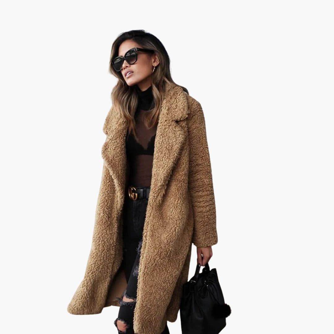 Manteau Long Femme à Ouverture Frontale