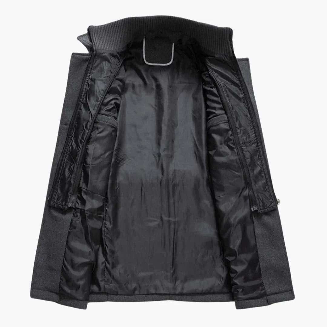 Manteau d’hiver pour homme avec fermeture éclair