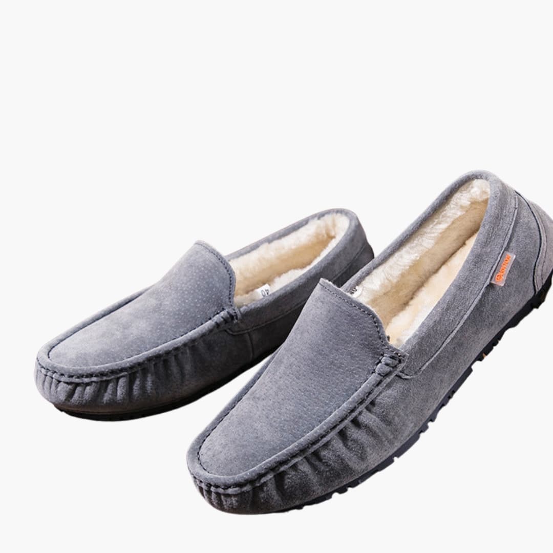 Mocassins homme avec doublure intérieure et semelle antidérapante