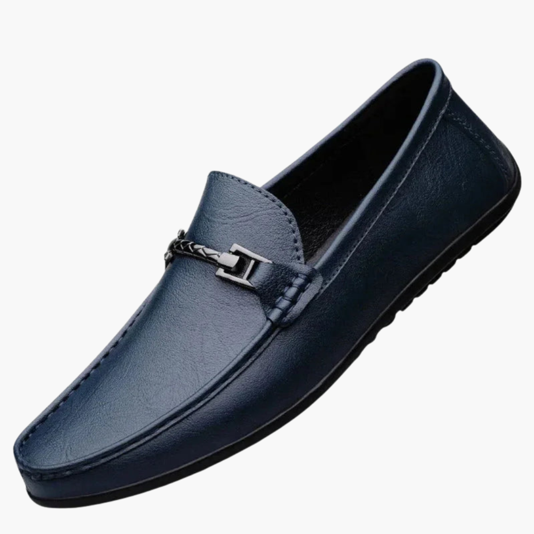 Mocassins pour homme à enfiler, coupe basse et semelle flexible