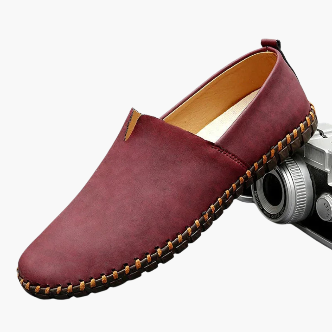 Mocassins pour homme à enfiler avec semelle cousue