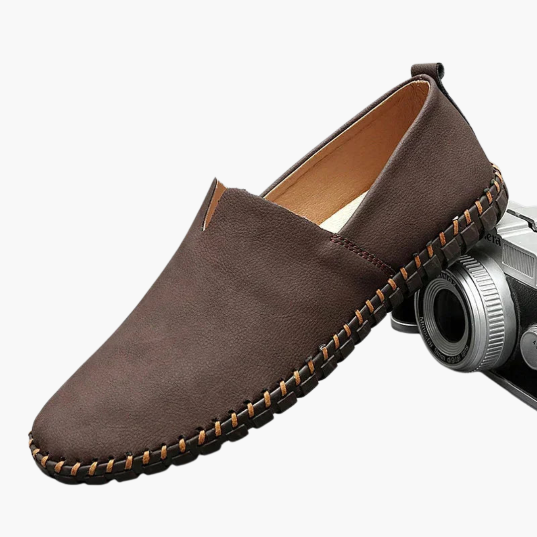 Mocassins pour homme à enfiler avec semelle cousue