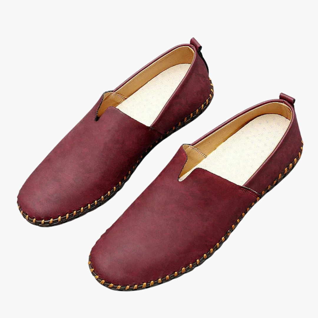 Mocassins pour homme à enfiler avec semelle cousue