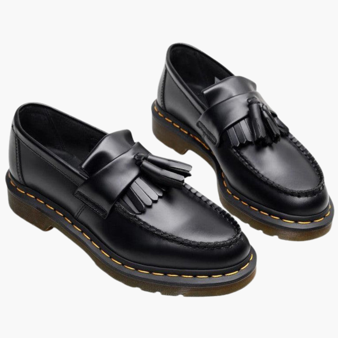 Mocassins pour homme avec glands et semelle cousue