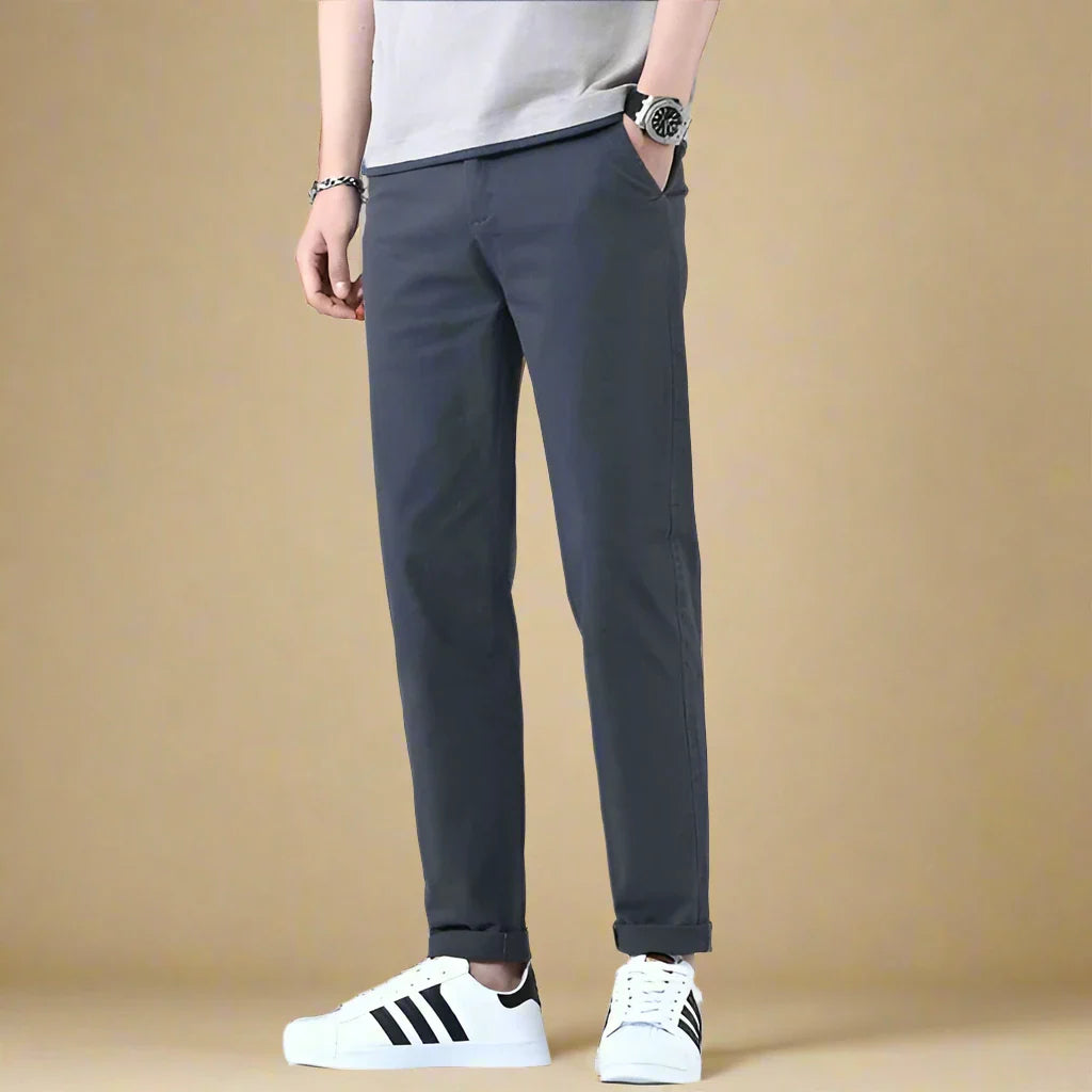 Novant Pantalons Chinos | Pantalons Modernes en Coton pour Hommes | Coupe Regular