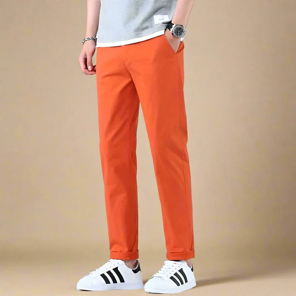 Novant Pantalons Chinos | Pantalons Modernes en Coton pour Hommes | Coupe Regular