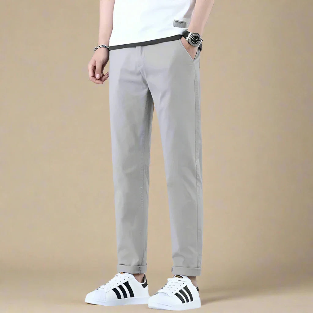 Novant Pantalons Chinos | Pantalons Modernes en Coton pour Hommes | Coupe Regular
