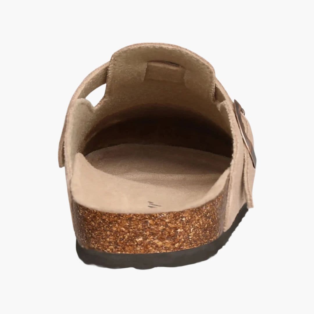 Mules homme à bout fermé avec bride réglable