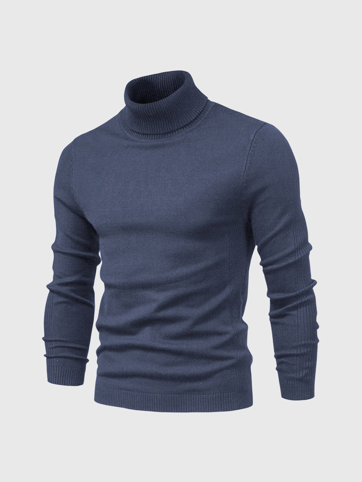 Pull Col Roulé Homme | Lavable En Machine | Coupe Classique | Confort Quotidien