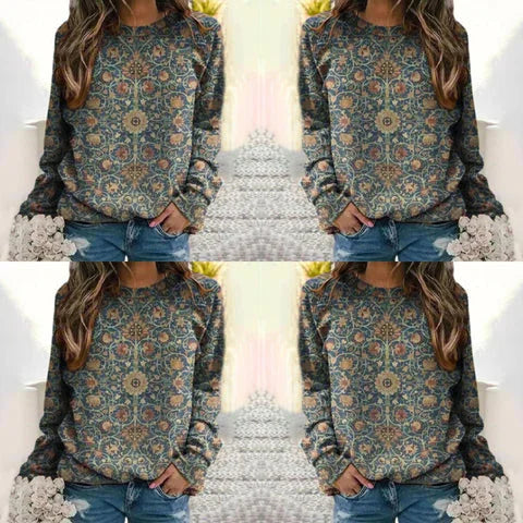 Pull Femme Motif Fleuri | Élégance Intemporelle et Charme Féminin