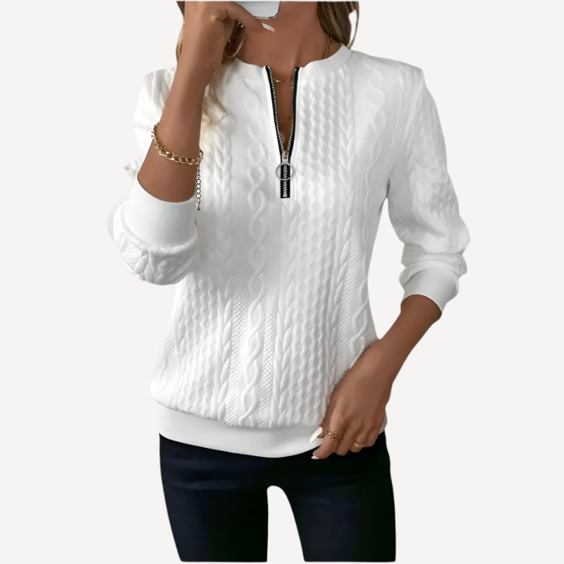 Pull femme en maille douce | Coupe classique confortable | Élégant et polyvalent au quotidien