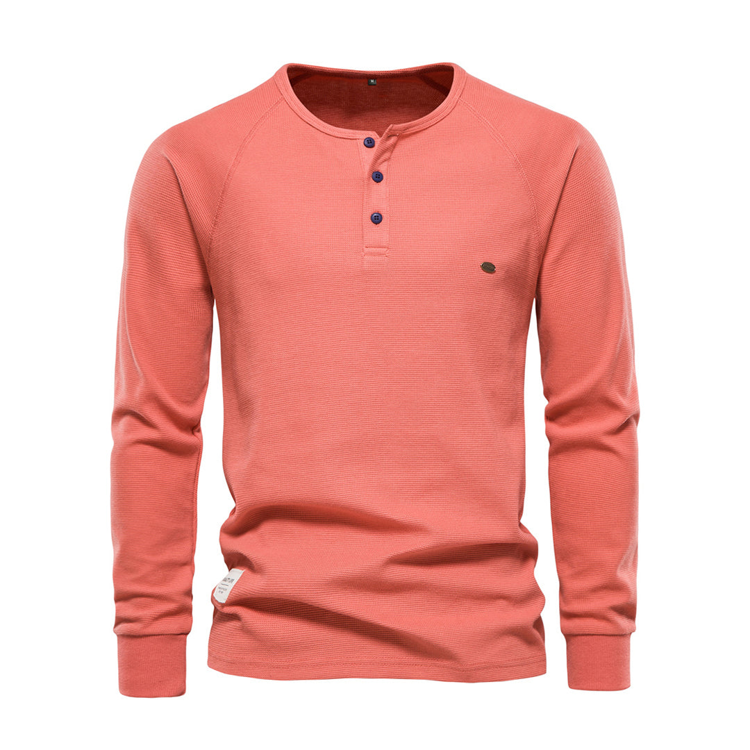 Chemise Gable pour homme à manches longues et motif texturé