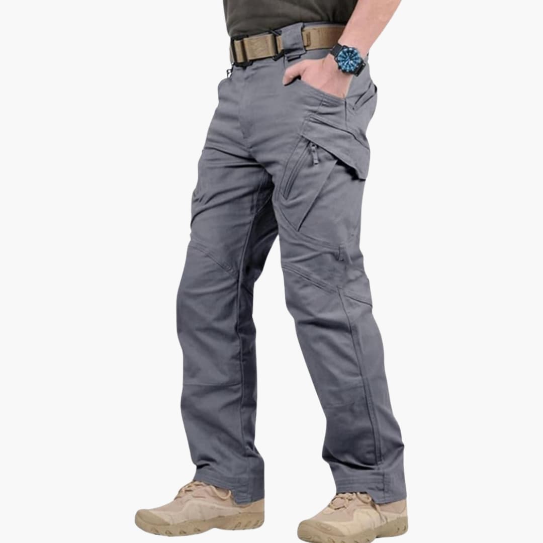 Pantalon Cargo Homme avec Multi-Poches et Ceinture Réglable