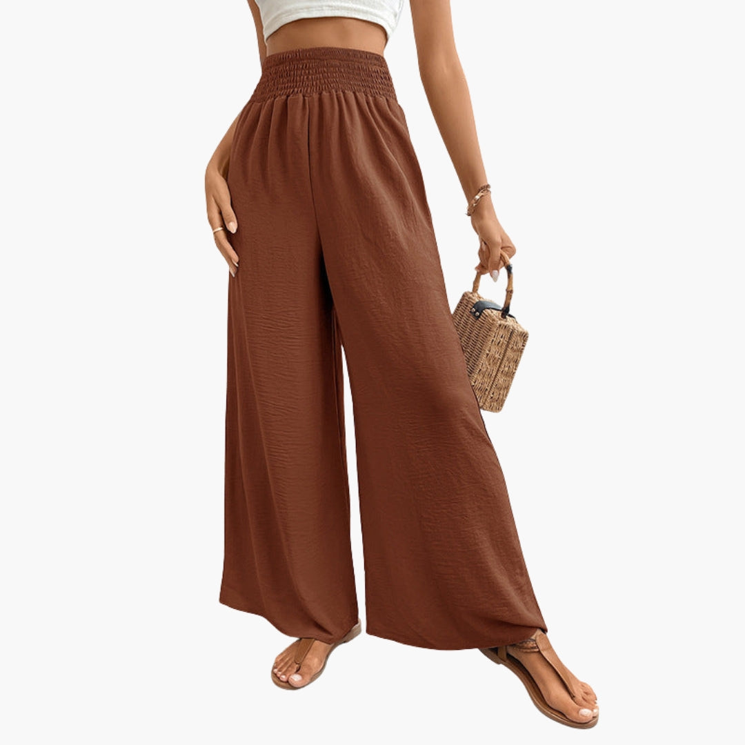 Pantalon Femme à Jambes Larges