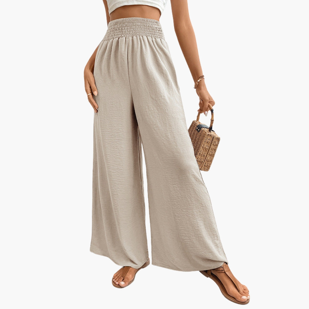 Pantalon Femme à Jambes Larges