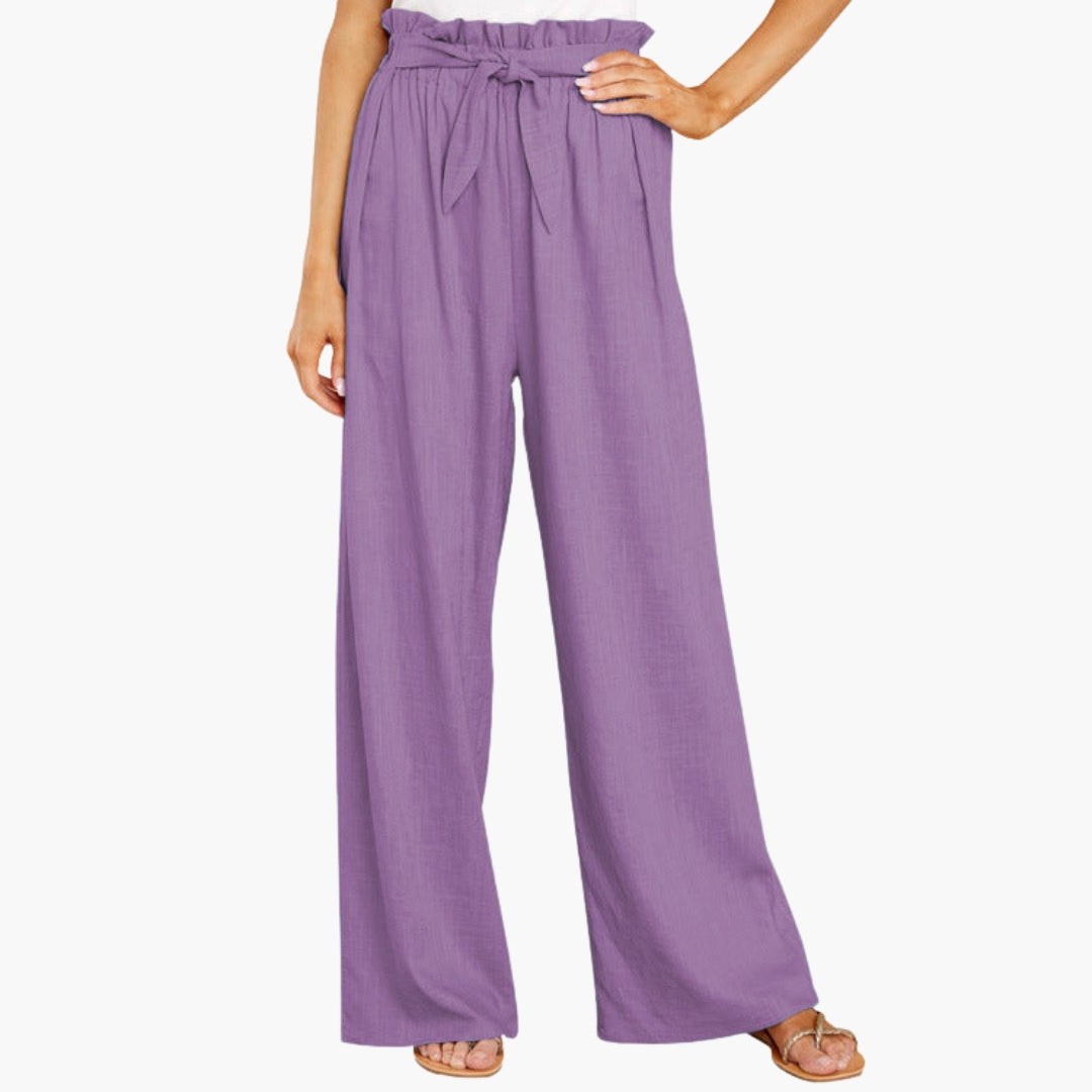 Wide Summer Trousers for Women with Wide Legs