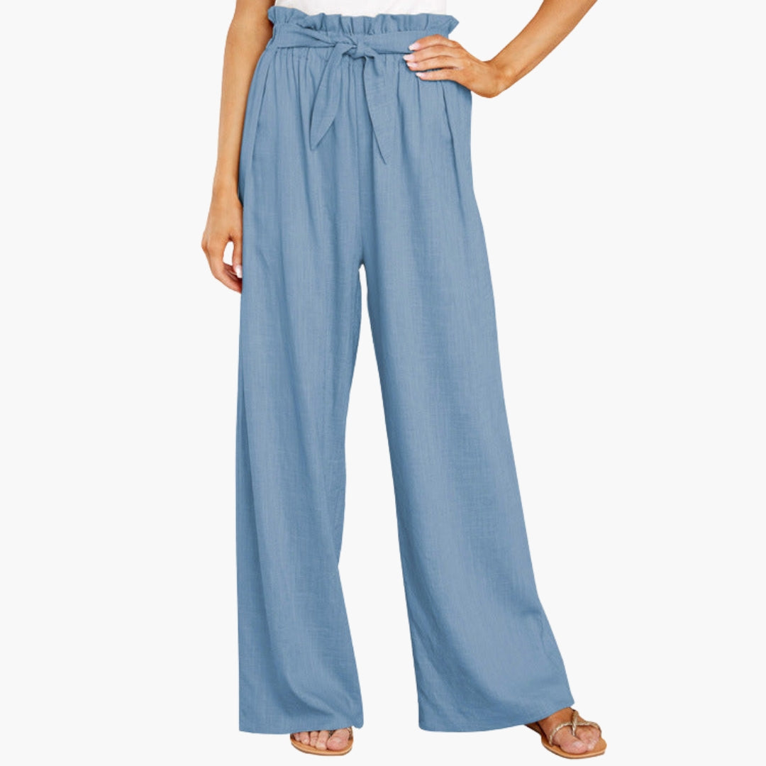 Wide Summer Trousers for Women with Wide Legs