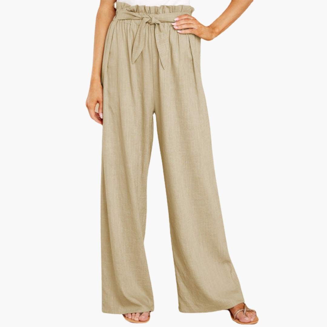 Wide Summer Trousers for Women with Wide Legs