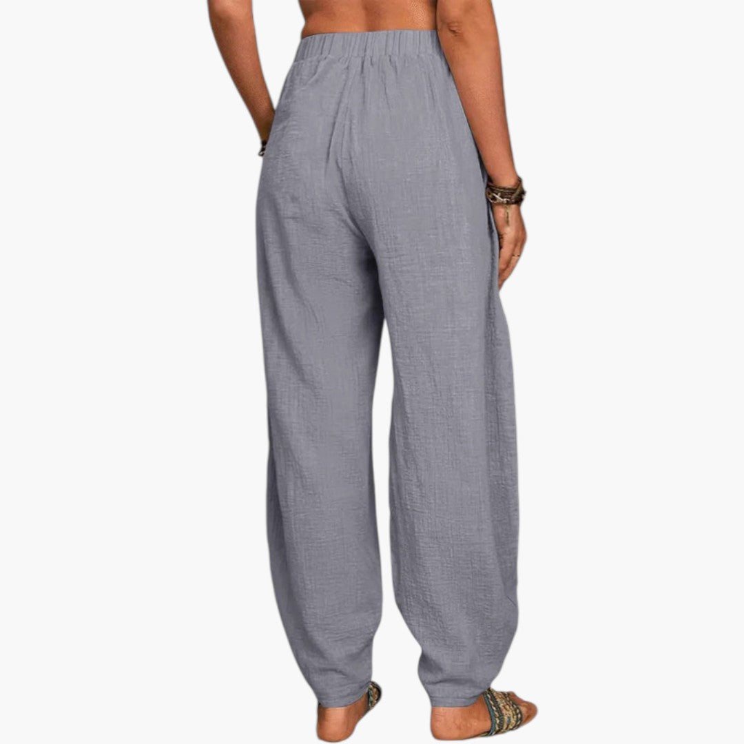 Palazzo Pants for Women with Side Pockets