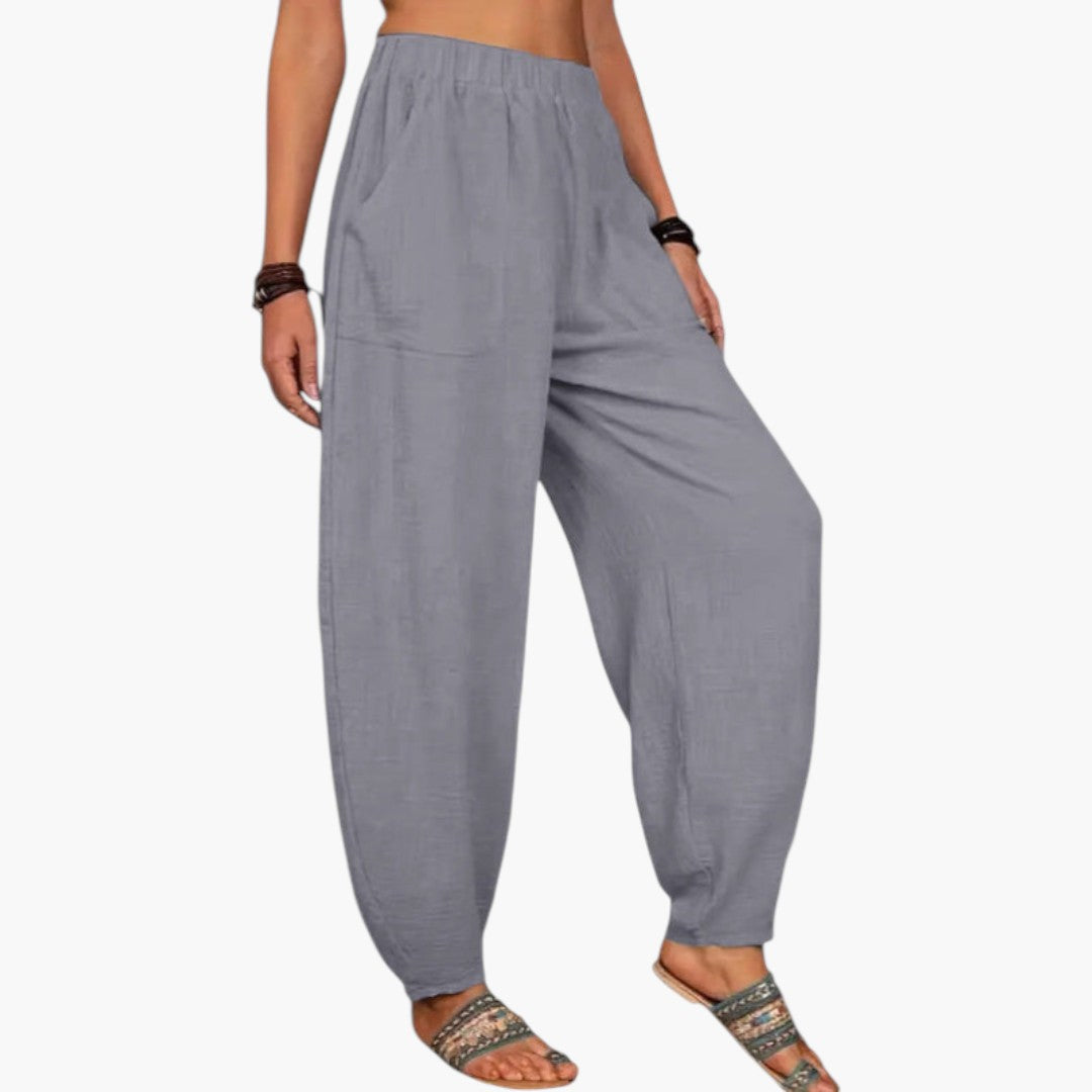 Palazzo Pants for Women with Side Pockets