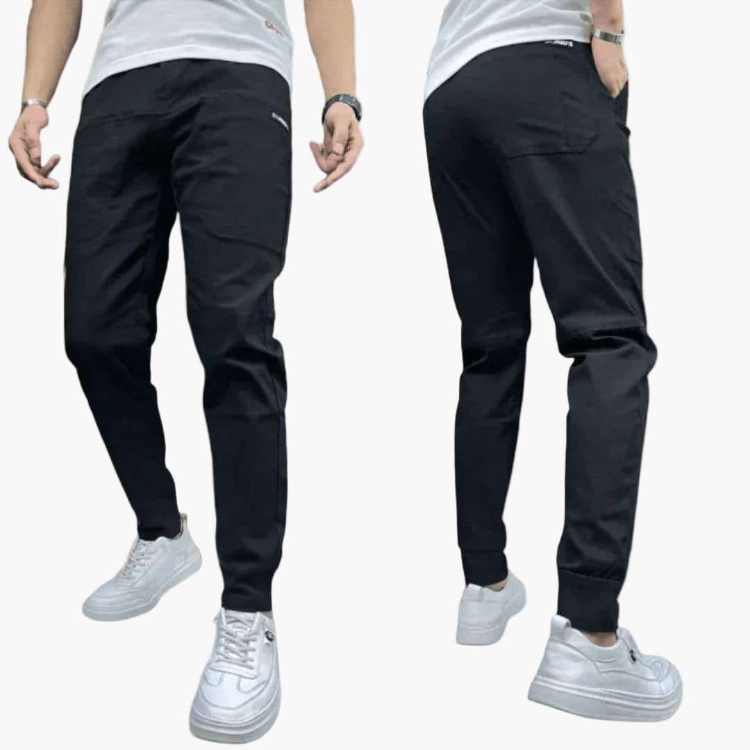 Pantalon cargo homme avec taille extensible