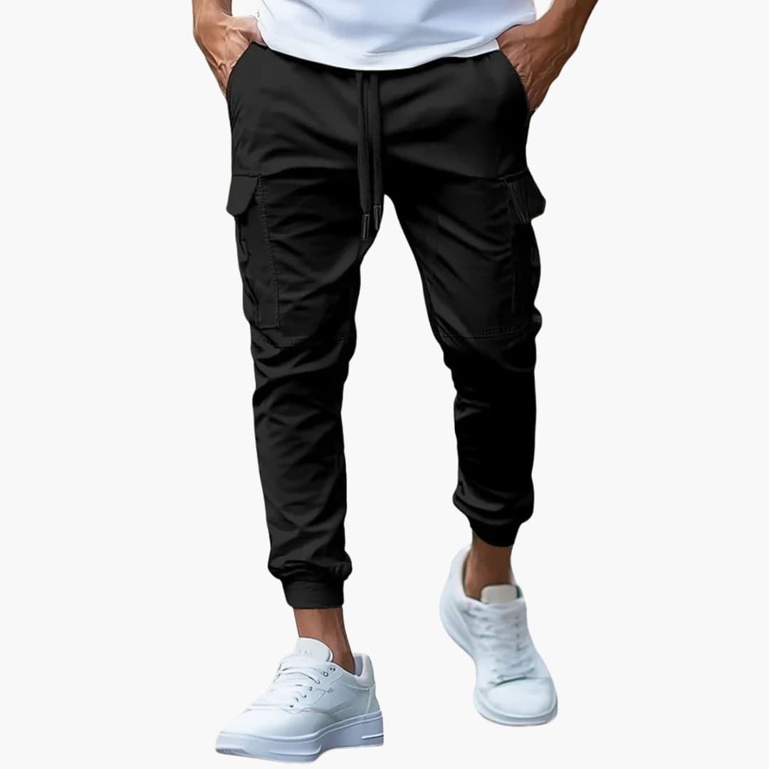 Pantalon cargo jogger pour homme avec taille