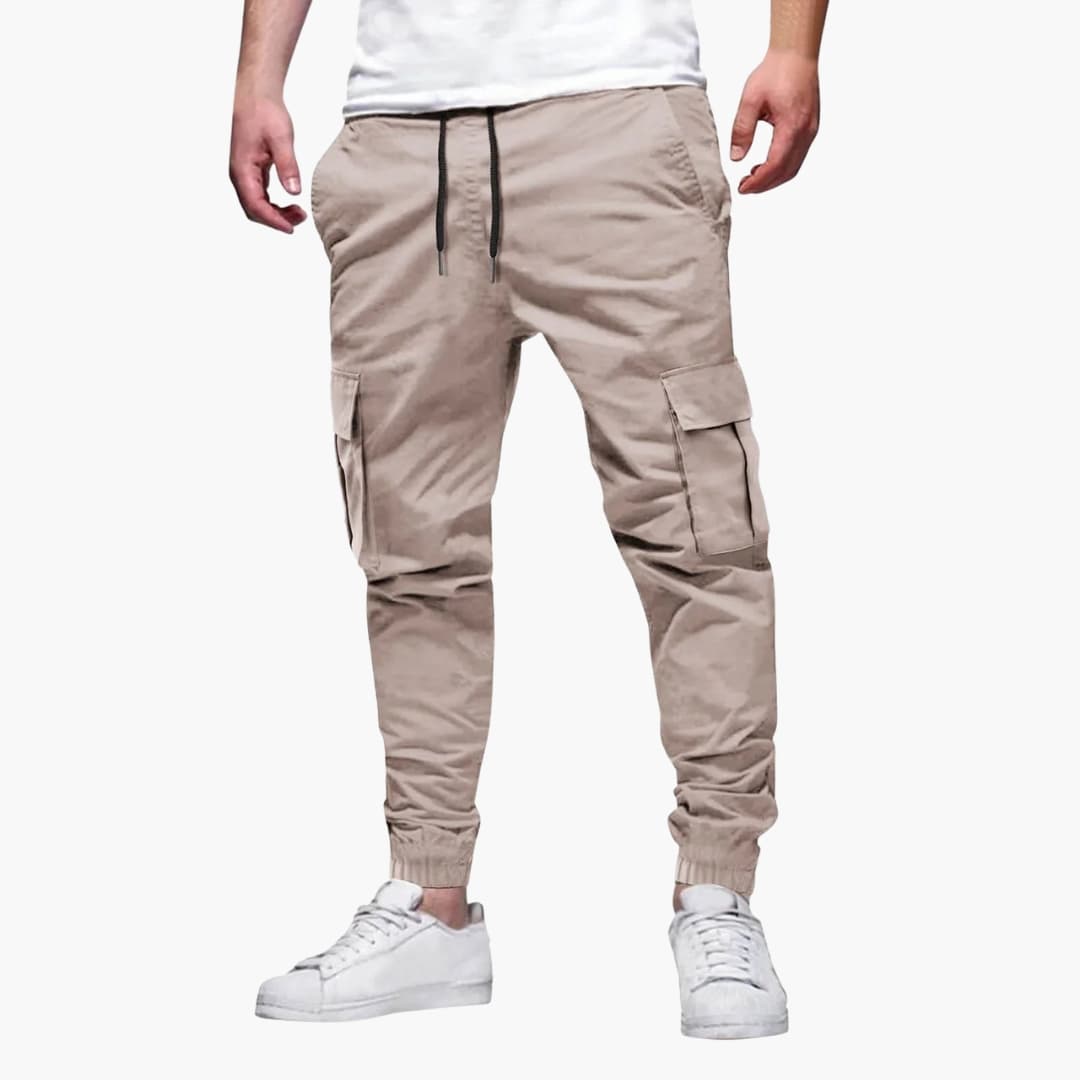 Pantalon cargo jogger pour homme avec taille