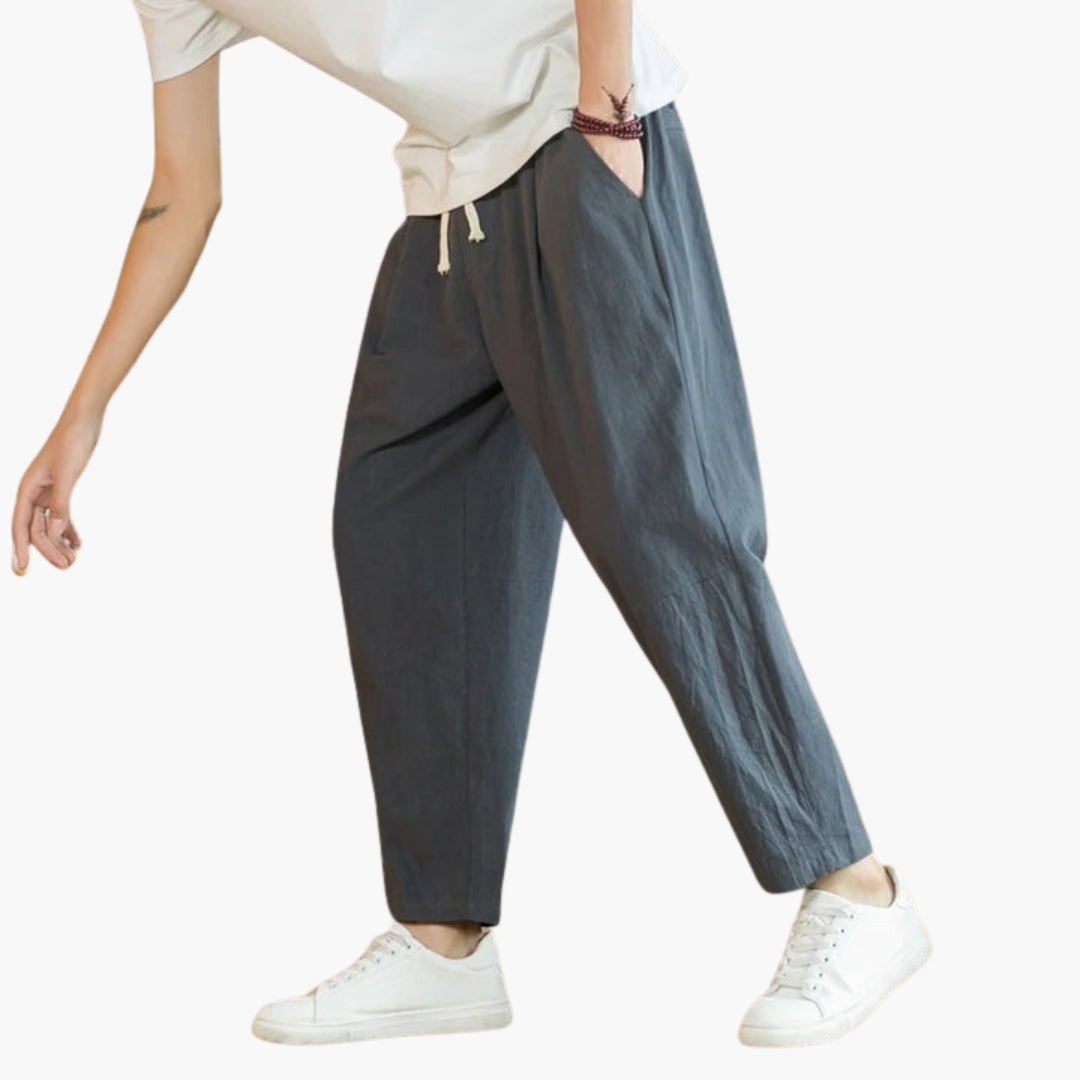 Pantaloni Estivi Uomo con Tasche Pratiche