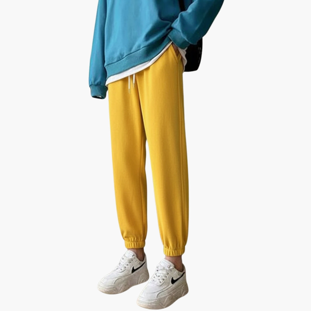 Pantalon de jogging femme avec taille à cordon