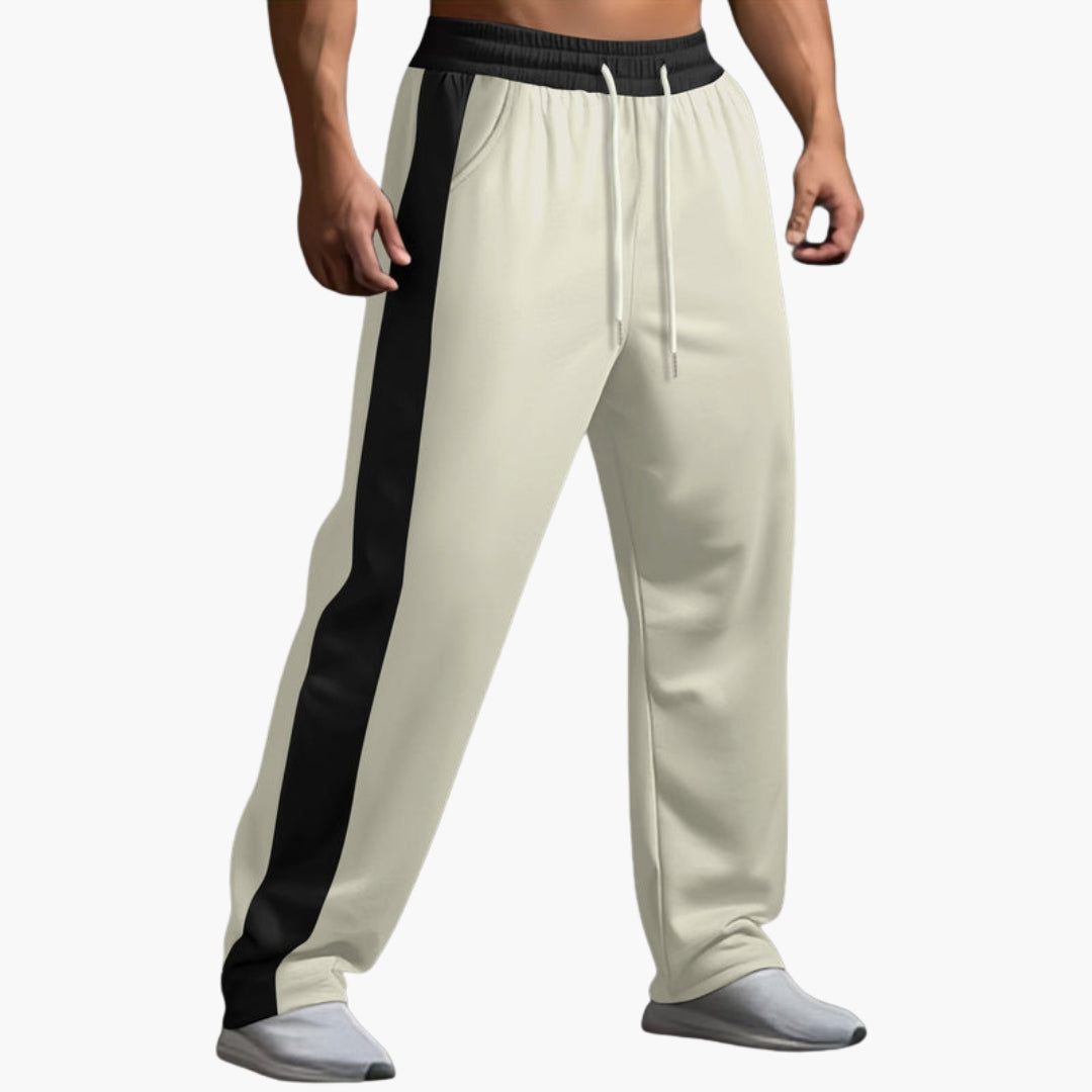Pantaloni da jogging uomo con bande laterali