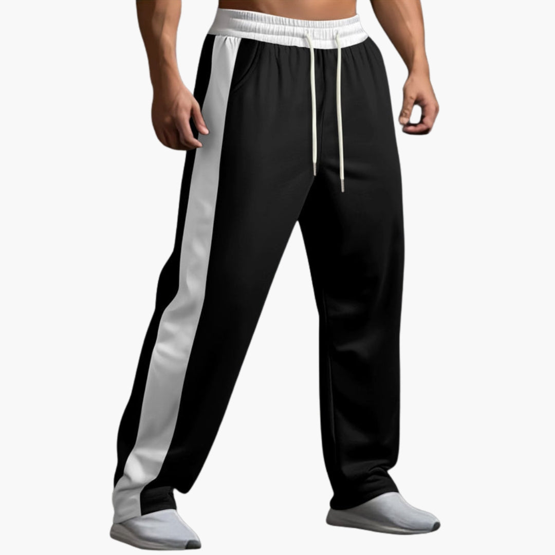 Pantaloni da jogging uomo con bande laterali
