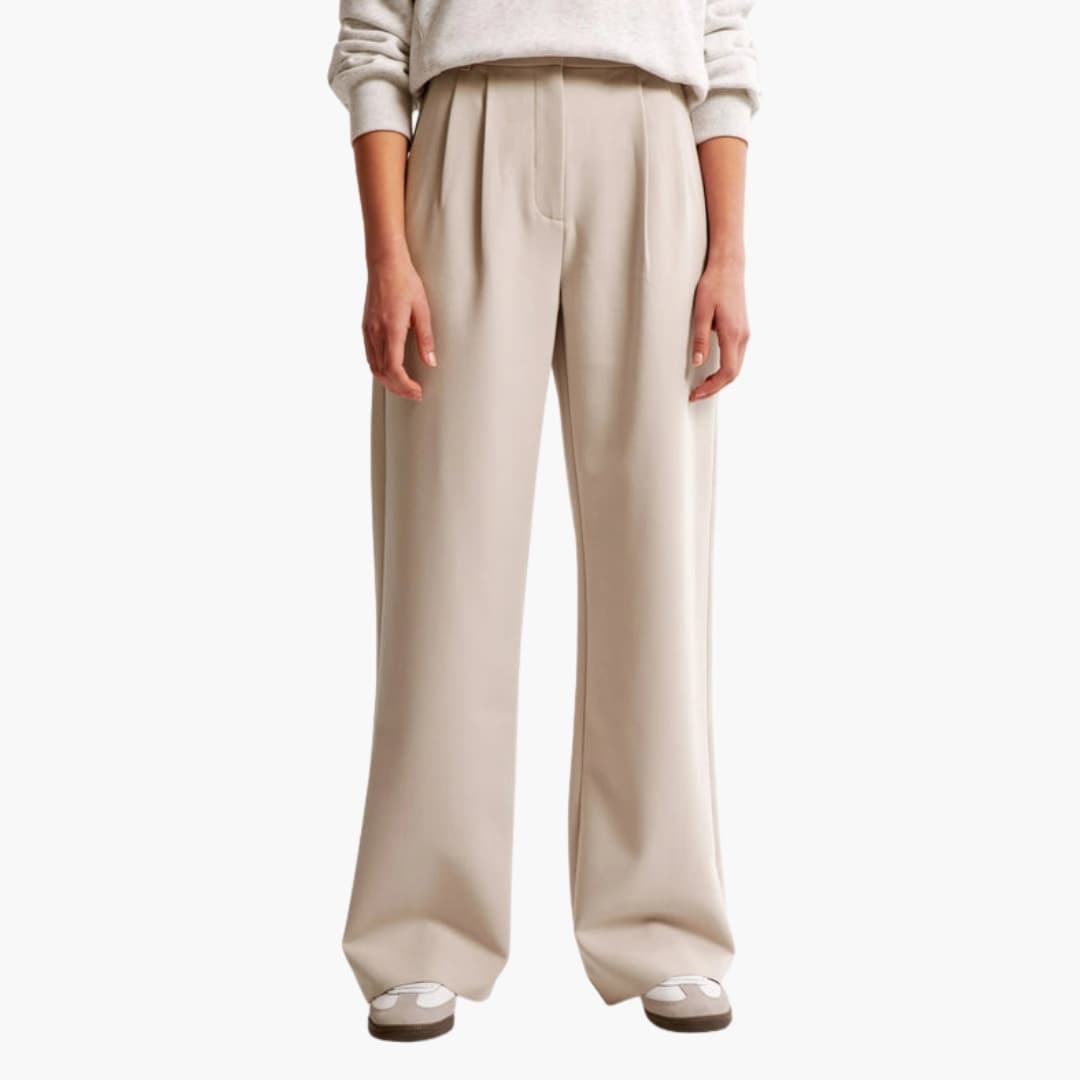 Pantalon femme large élégant