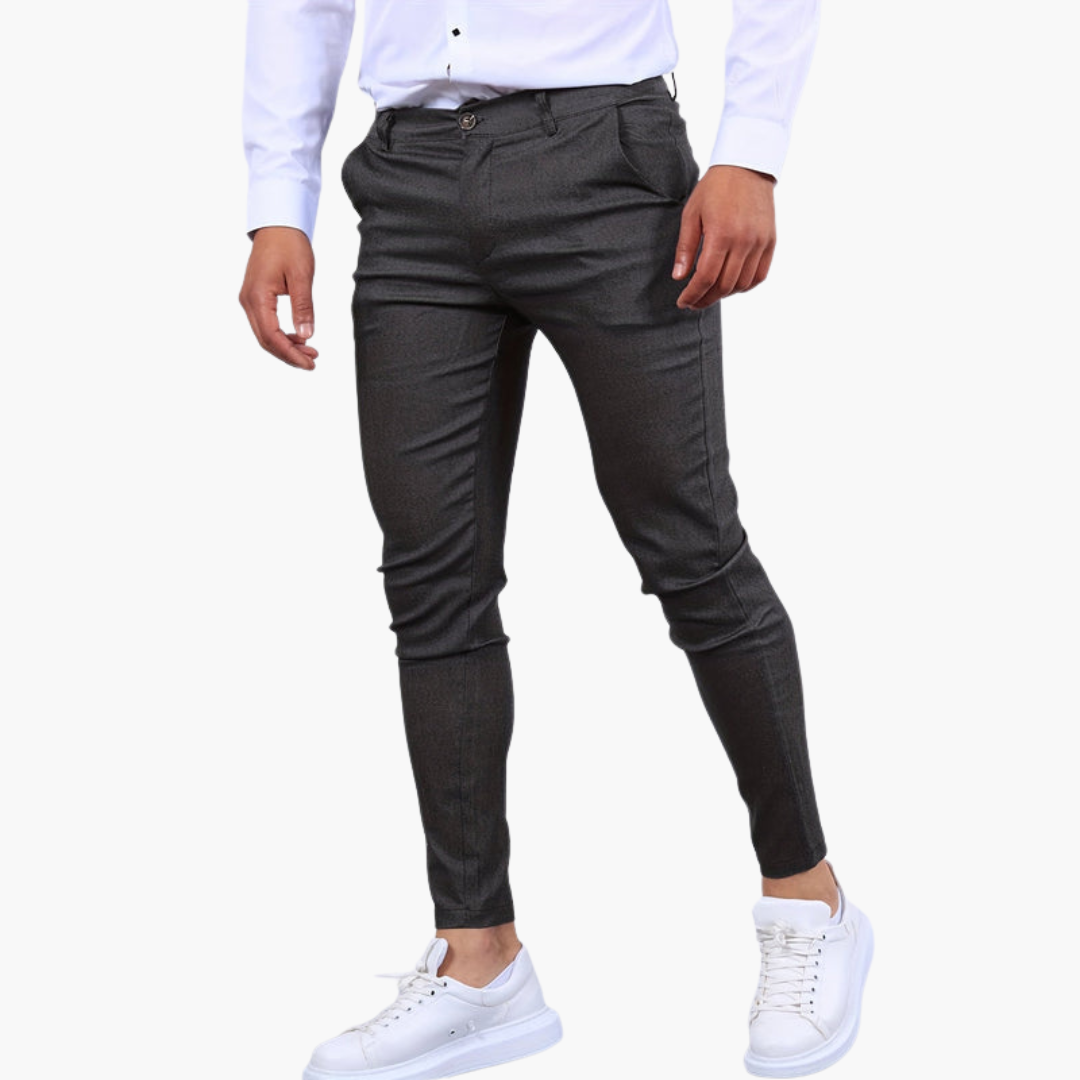 Pantalon homme ajusté avec élasticité