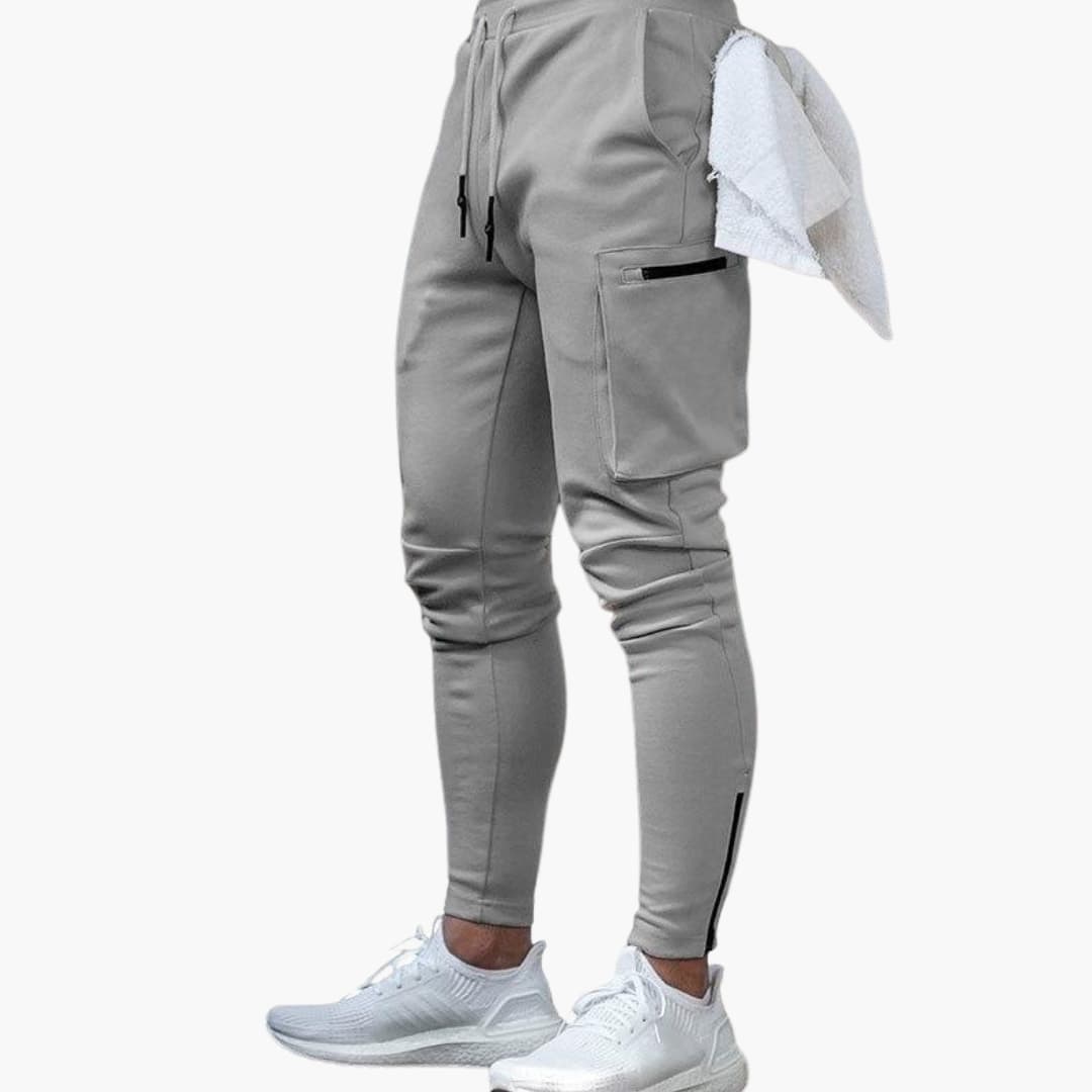 Pantaloni uomo con coulisse e cinque tasche