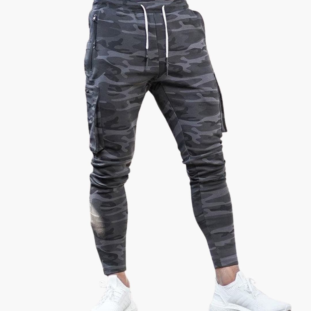 Pantaloni uomo con coulisse e cinque tasche