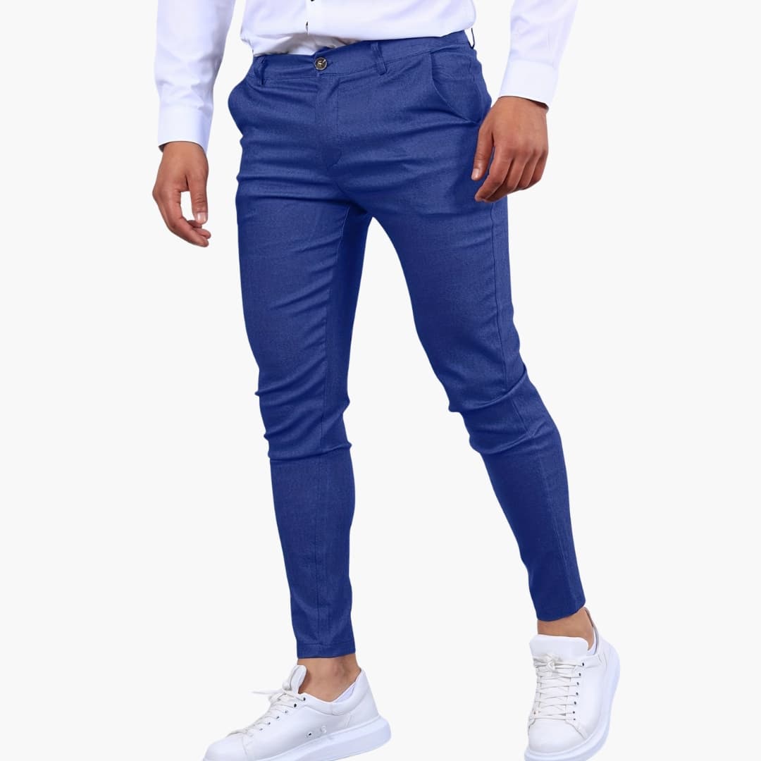 Pantalon homme slim avec poches latérales