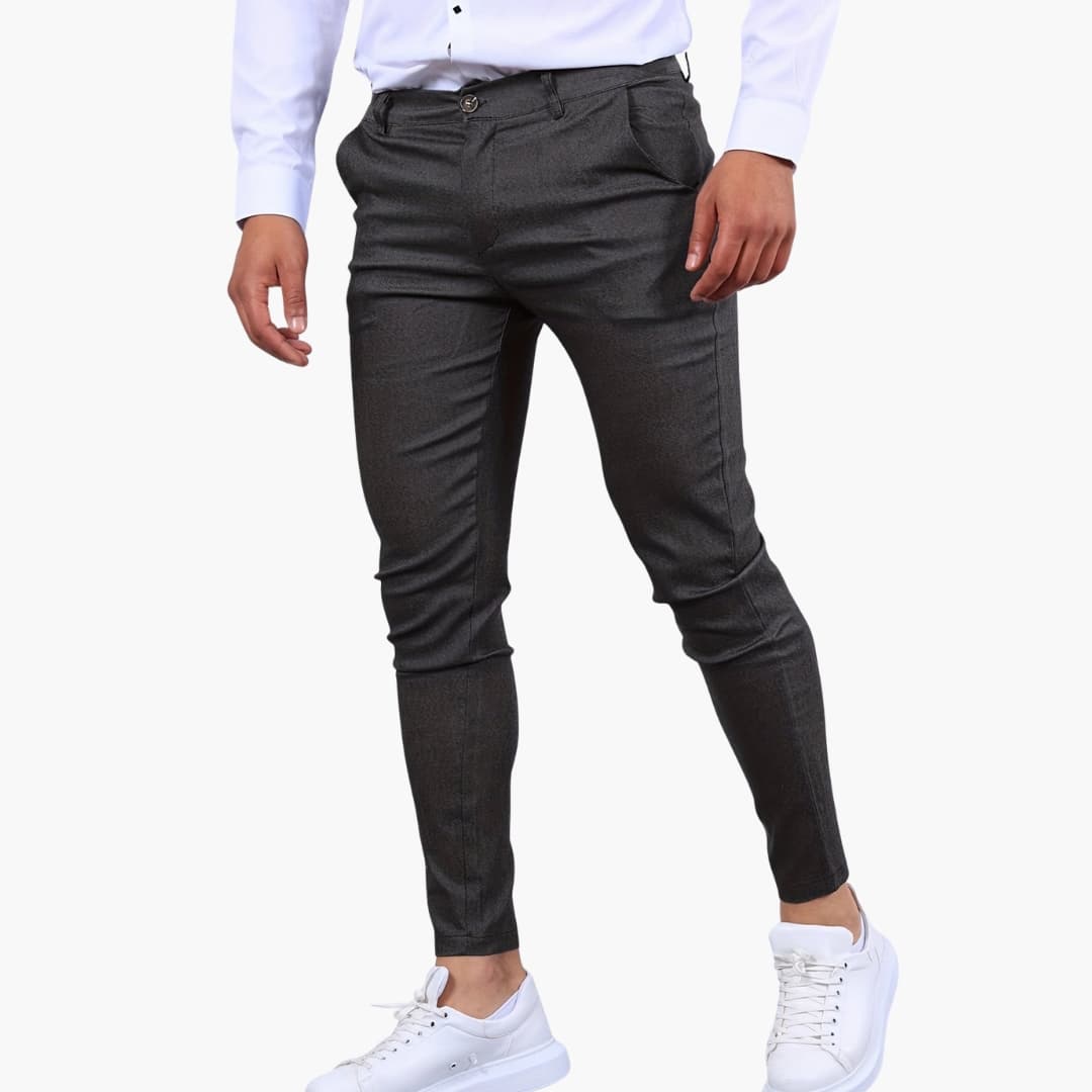 Pantalon homme slim avec poches latérales