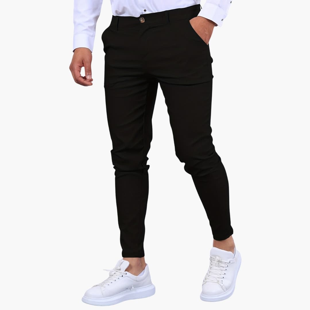 Pantalon homme slim avec poches latérales