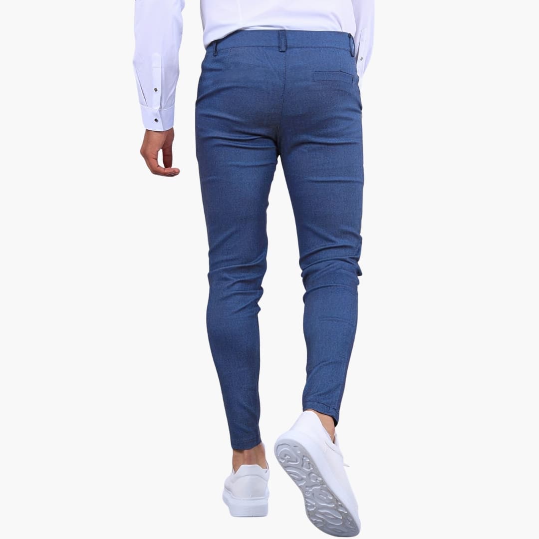 Pantalon homme slim avec poches latérales
