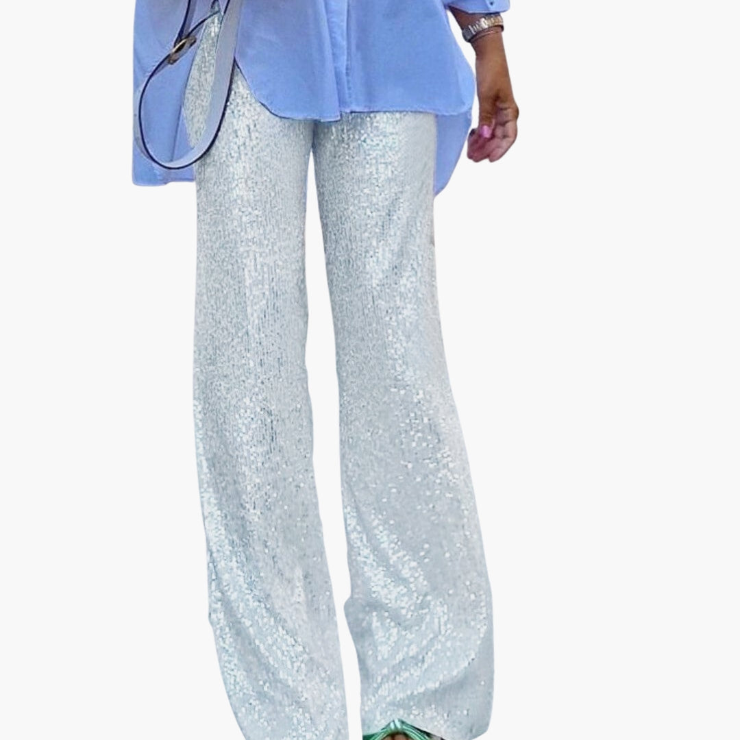Pantalon palazzo donna a gambe larghe