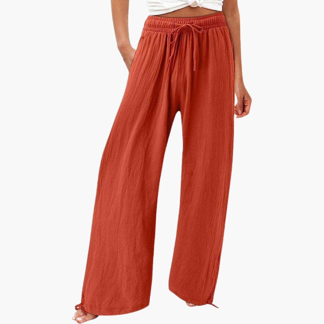 Pantaloni da donna con tasche laterali